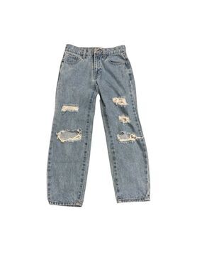 RSQ Distressed Baggy Fit Jeans size 8